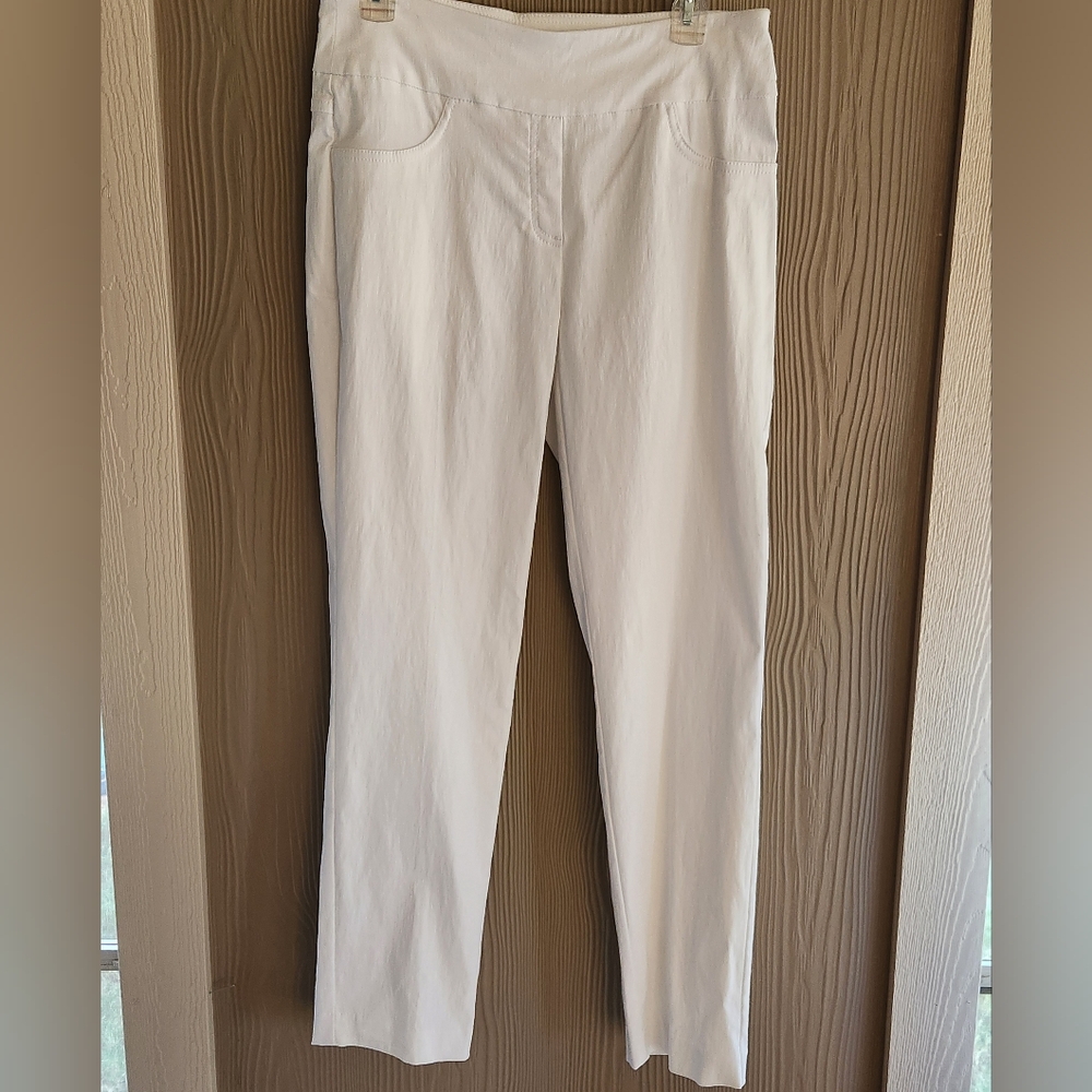 Ruby Rd White Stretch Pants - Picture 7 of 14